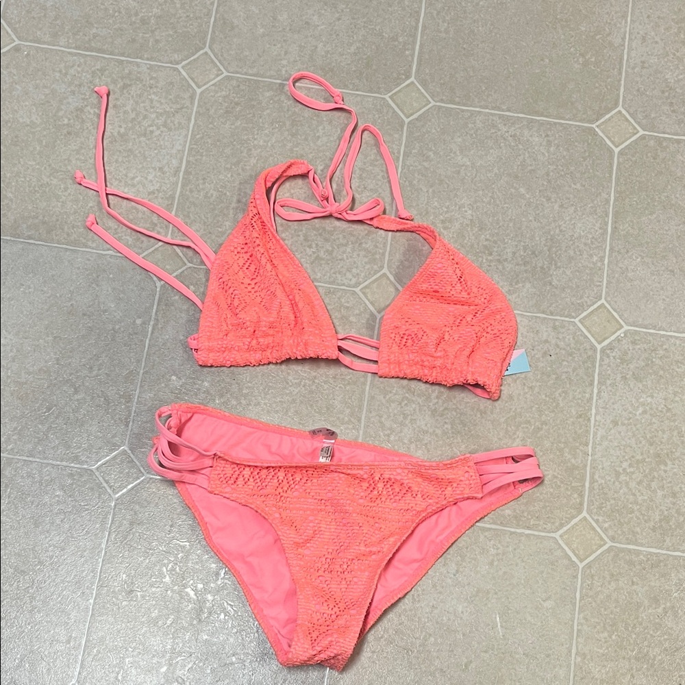 Coral Bikini Set